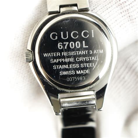 gucci watch 6700l|Gucci [ Box,Paper] Vintage Gucci 6700L Quartz Sapphire.